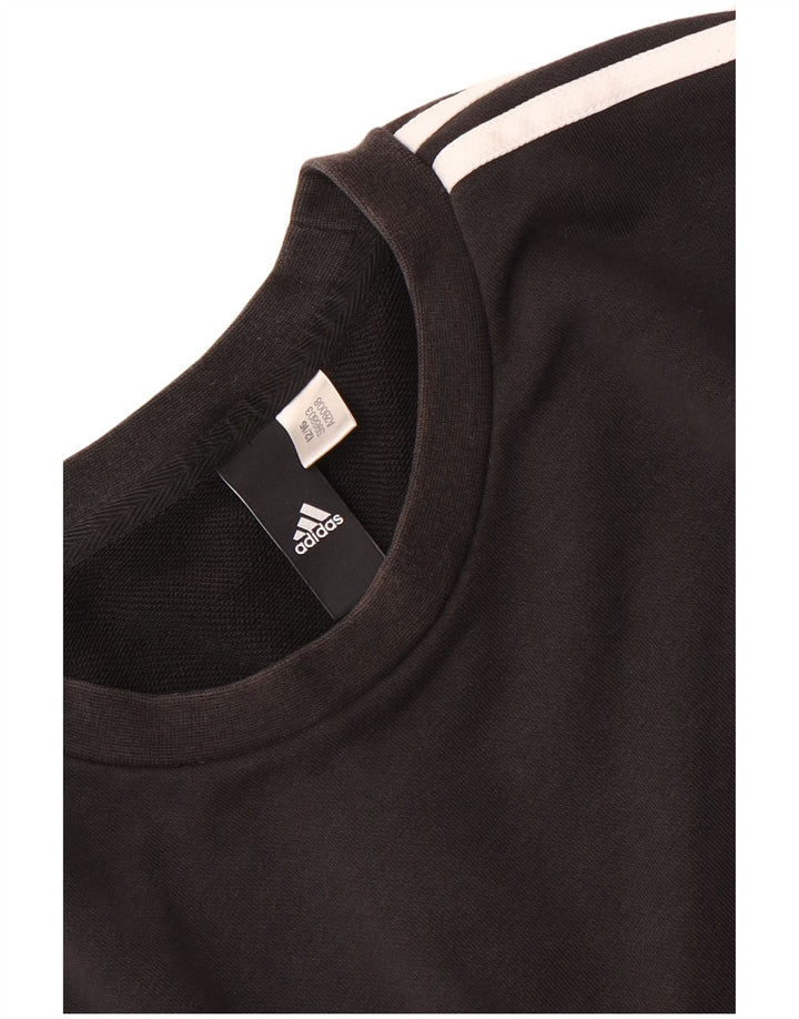 Adidas Mens Sweatshirt Jumper Medium Black