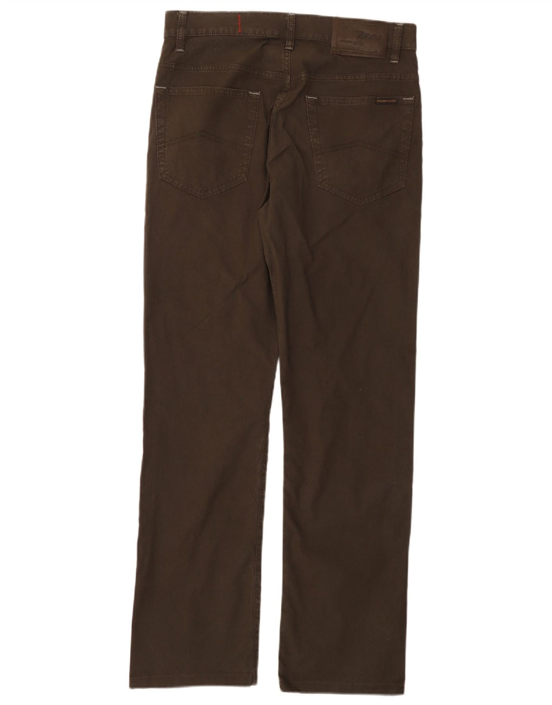 MARLBORO CLASSICS Womens Straight Casual Trousers  W31 L30 Brown Cotton