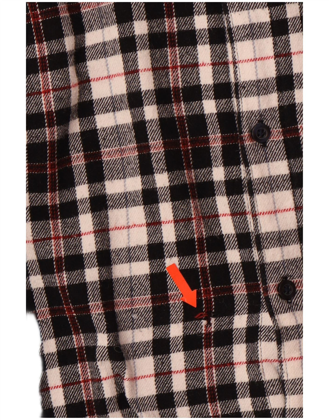 Jack Wills Mens Checked  Classic Fit Flannel Shirt XL Black Check Cotton