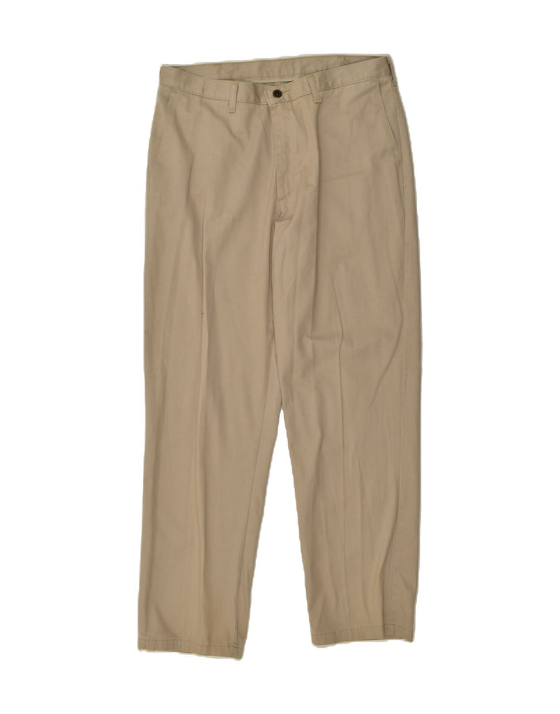 LEE Mens Straight Chino Trousers W36 L34  Beige Cotton | Vintage Lee | Thrift | Second-Hand Lee | Used Clothing | Messina Hembry 