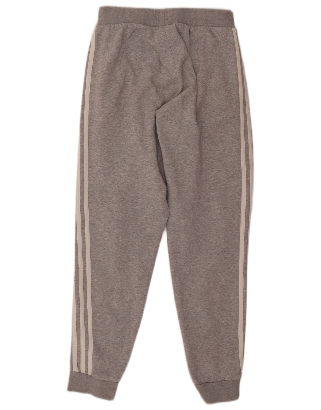 ADIDAS Mens Tracksuit Trousers Joggers Small  Grey Cotton