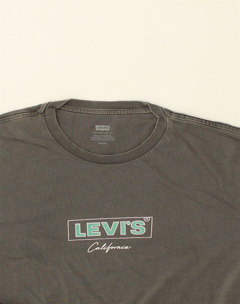 LEVI'S Mens T-Shirt Top Medium Grey Cotton | Vintage Levi's | Thrift | Second-Hand Levi's | Used Clothing | Messina Hembry 