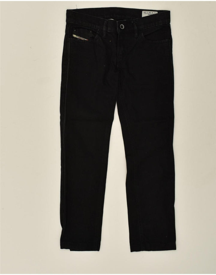 DIESEL Womens Liv Straight Jeans W26 L25  Black Cotton | Vintage Diesel | Thrift | Second-Hand Diesel | Used Clothing | Messina Hembry 