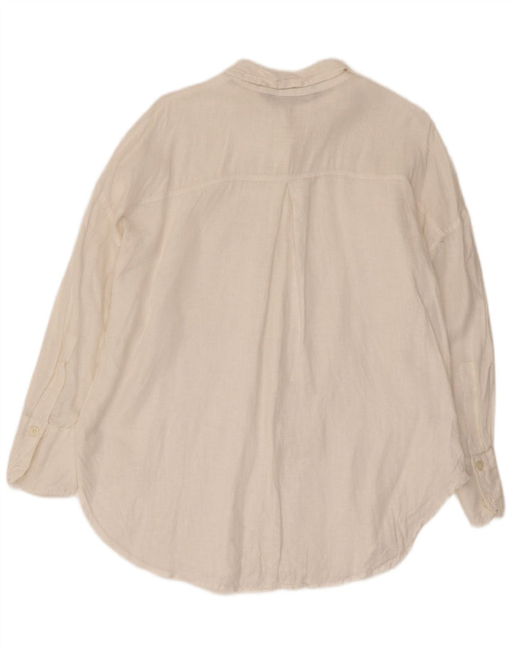 Zara Womens Oversized Shirt UK 6 XS White
