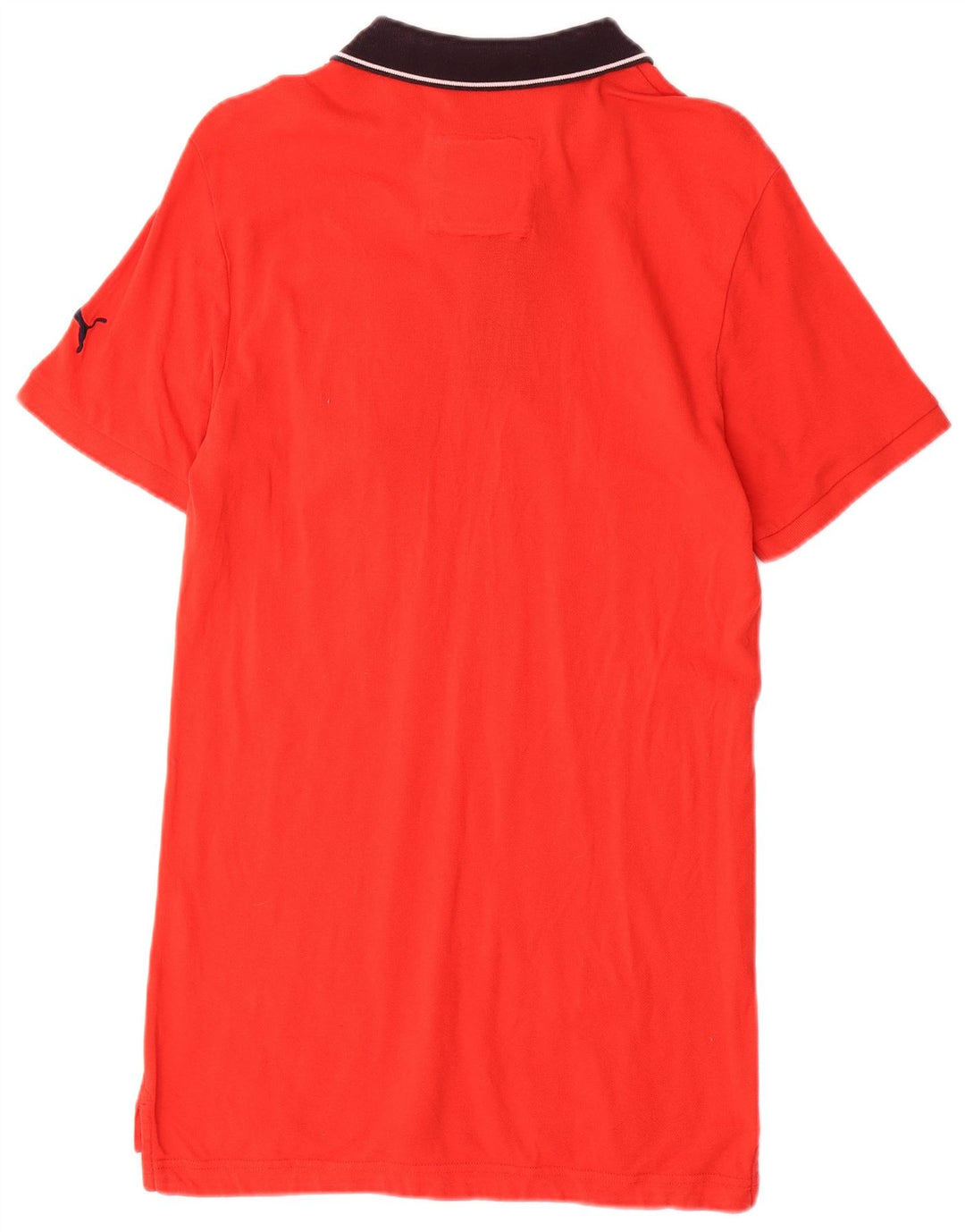 PUMA Mens Rugby Polo Shirt Medium Red Cotton