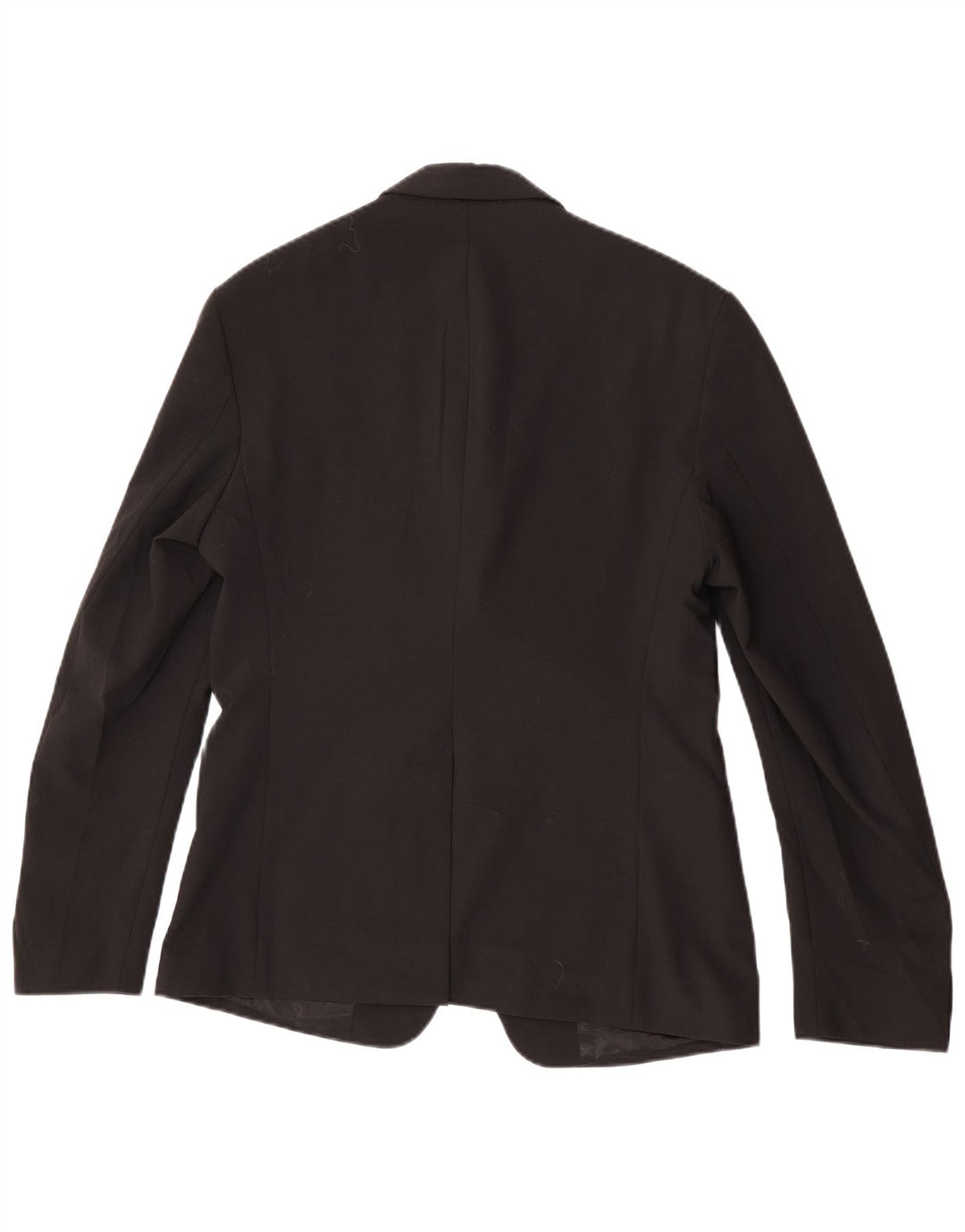 Zara Mens 2 Button Blazer Jacket EU 48 Medium Black Polyester