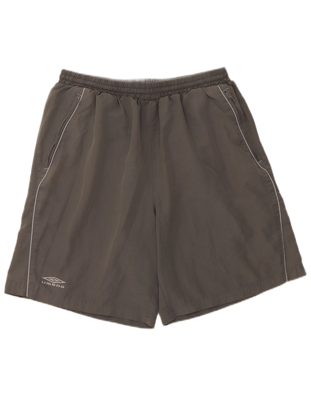 Umbro Mens Sport Shorts Large Grey Polyester