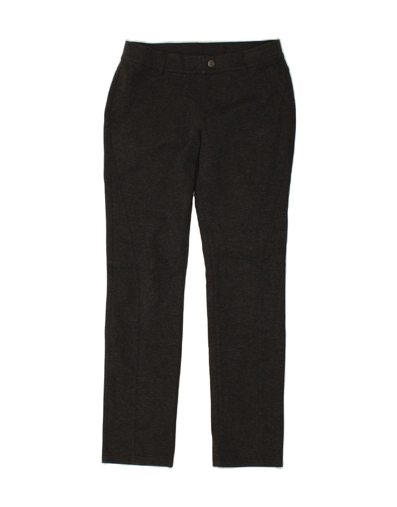 COLUMBIA Womens Straight Chino Trousers Medium W30 L32 Black Polyester Vintage Columbia and Second-Hand Columbia from Messina Hembry 