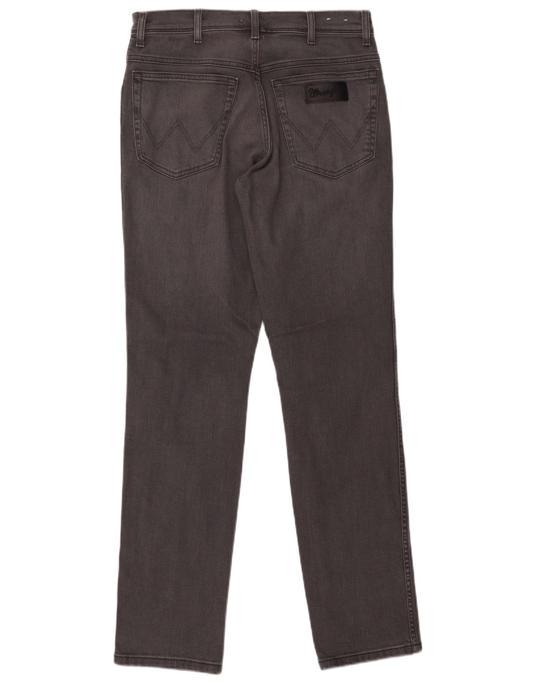 Wrangler Mens Texas Slim Jeans W32 L34 Grey Cotton