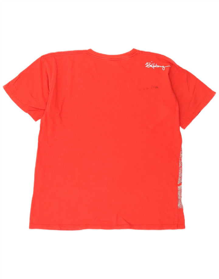 Billabong Mens Graphic T-Shirt Top XL Red