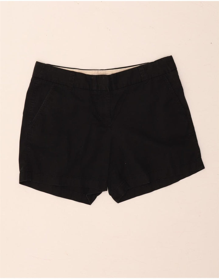 J. Crew Womens Broken In Chino Shorts US 8 Medium W30  Black Cotton
