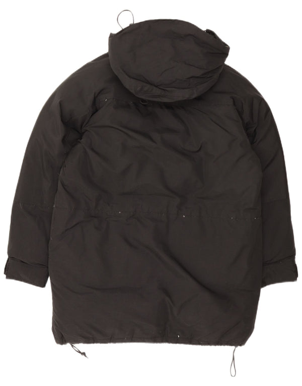 Calvin Klein Womens Hooded Oversized Padded Coat UK 10 Small Black Nylon
