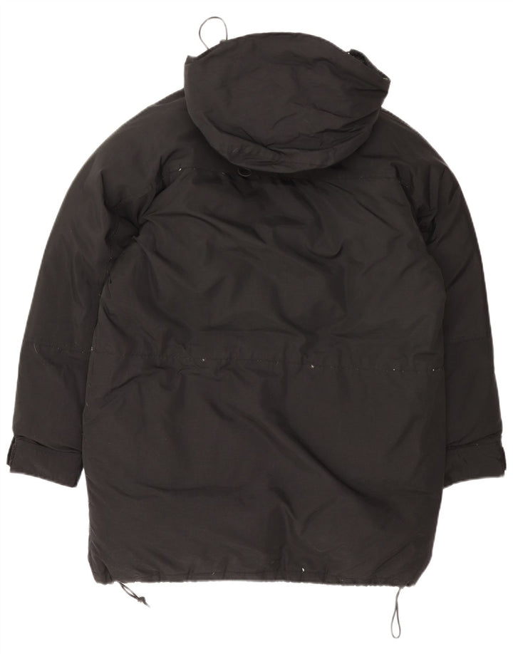 Calvin Klein Womens Hooded Oversized Padded Coat UK 10 Small Black Nylon