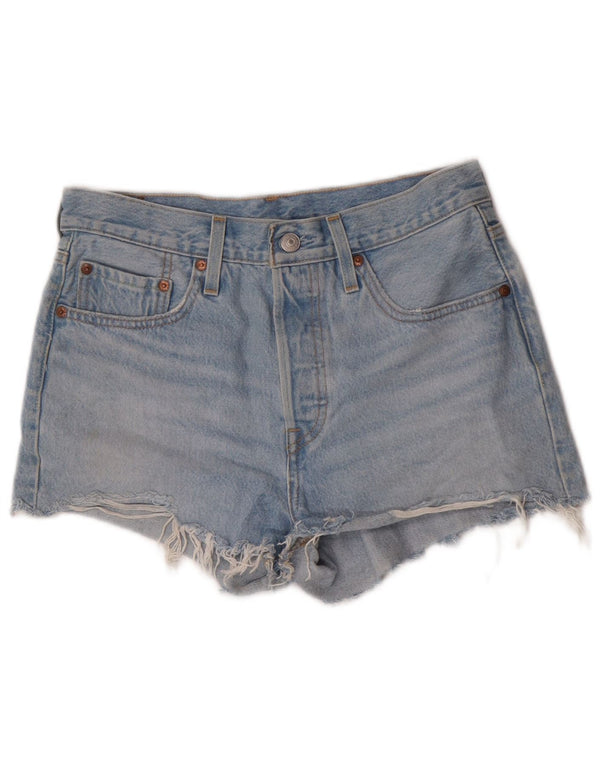 Levi's Womens 501 Denim Shorts W27 Small Blue Cotton