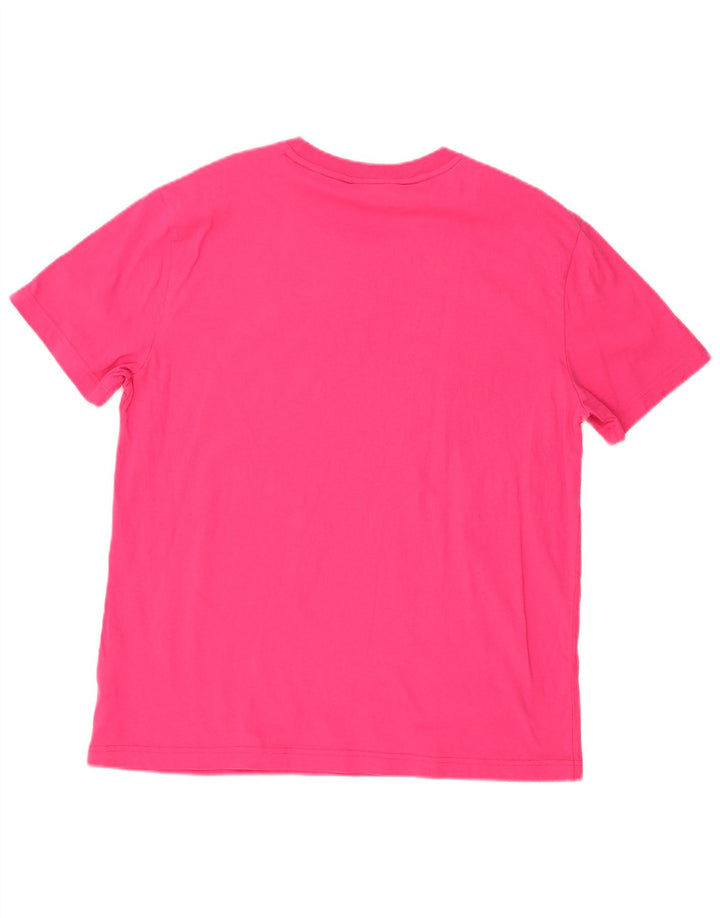 Calvin Klein Womens Graphic T-Shirt Top 2XL Pink Cotton