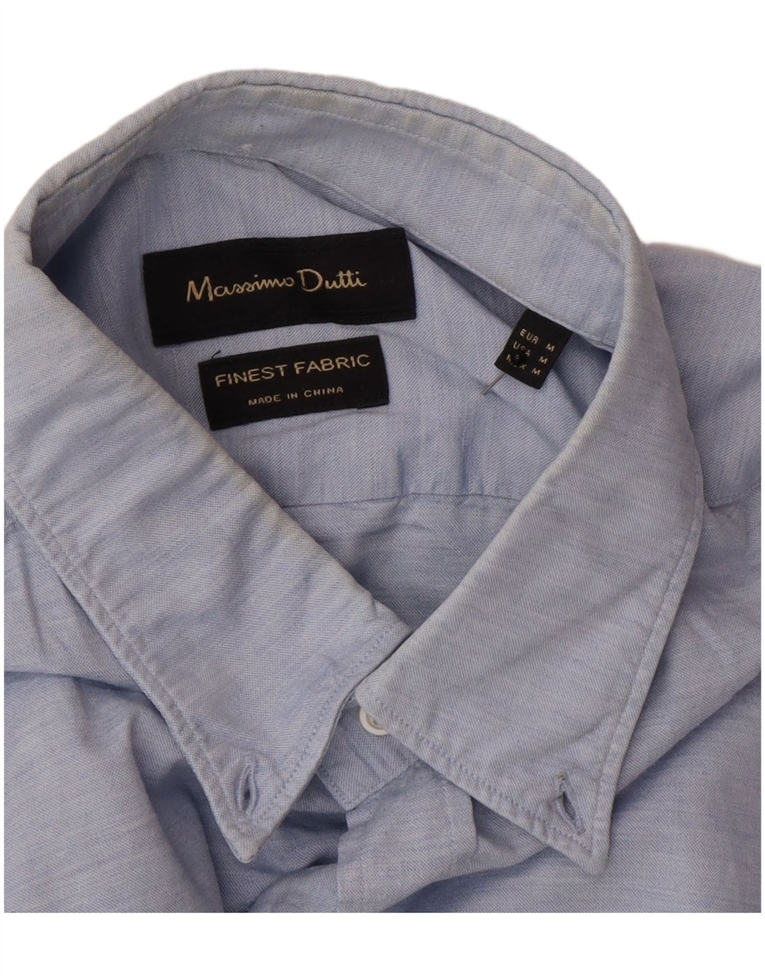 Massimo Dutti Mens Shirt Medium Blue