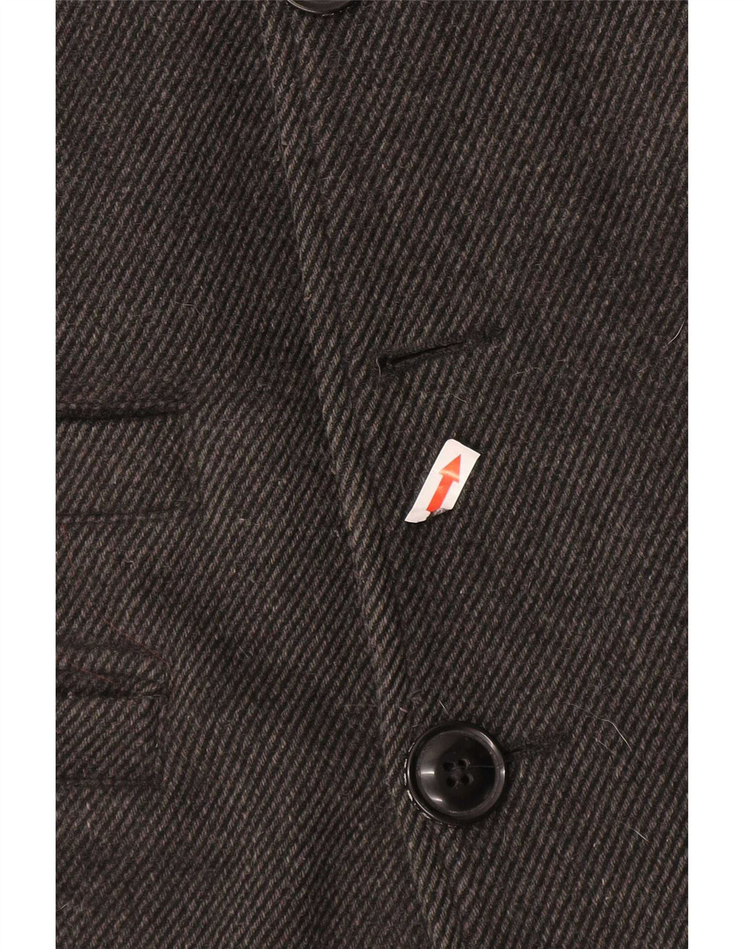 Superdry Mens Pea Coat UK 40 Large Grey Wool
