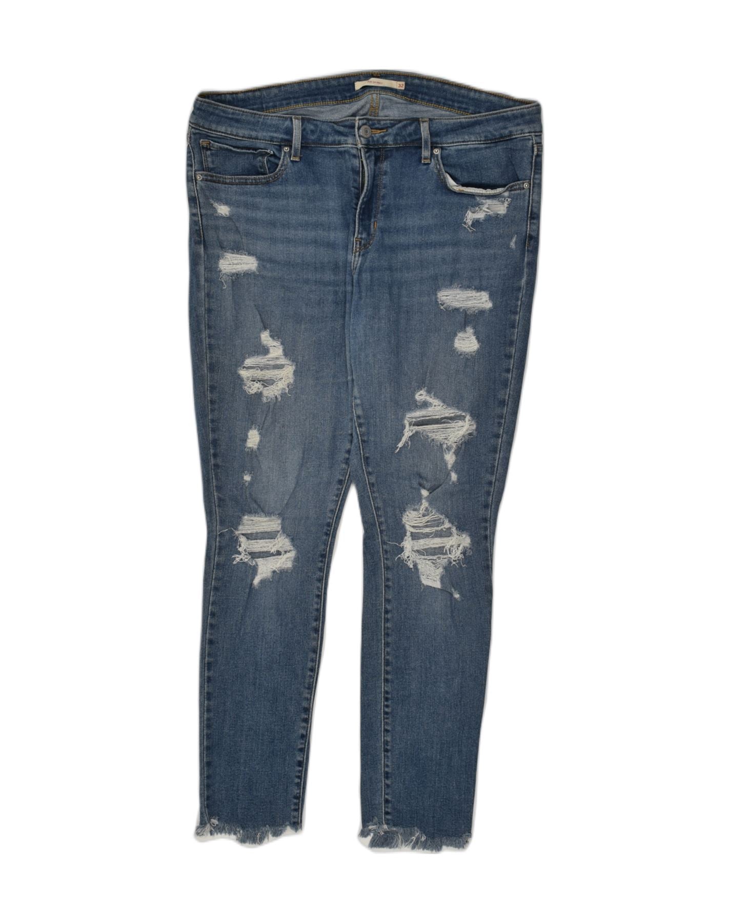 Levi's 711 shop distressed skinny jeans