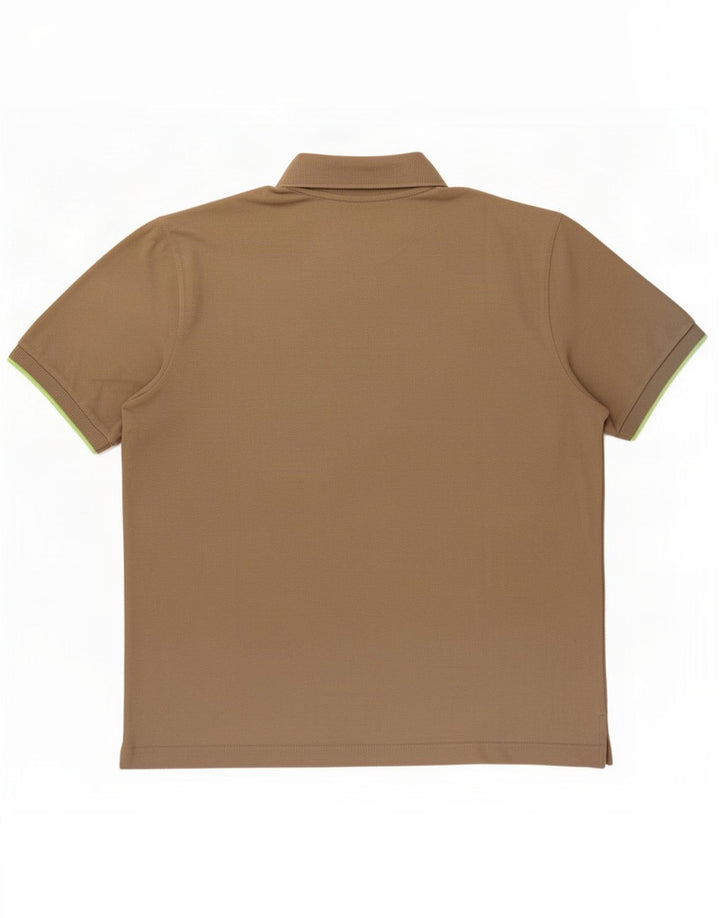 Kappa Mens Polo Shirt Large Khaki Cotton