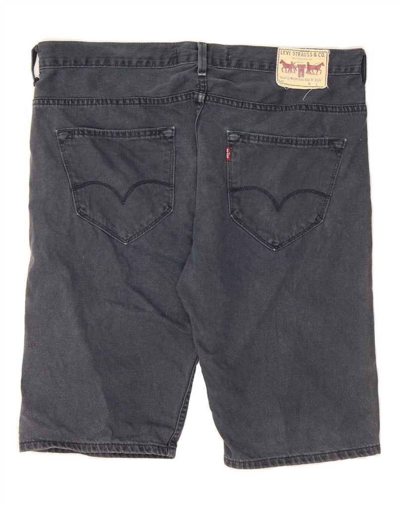 LEVI'S Mens 504 Denim Shorts W38 XL Grey Vintage Levi's and Second-Hand Levi's from Messina Hembry 