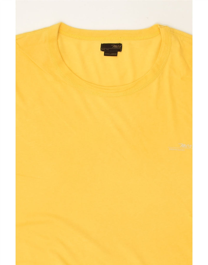 MARLBORO CLASSICS Mens T-Shirt Top 3XL Yellow Cotton | Vintage Marlboro Classics | Thrift | Second-Hand Marlboro Classics | Used Clothing | Messina Hembry 