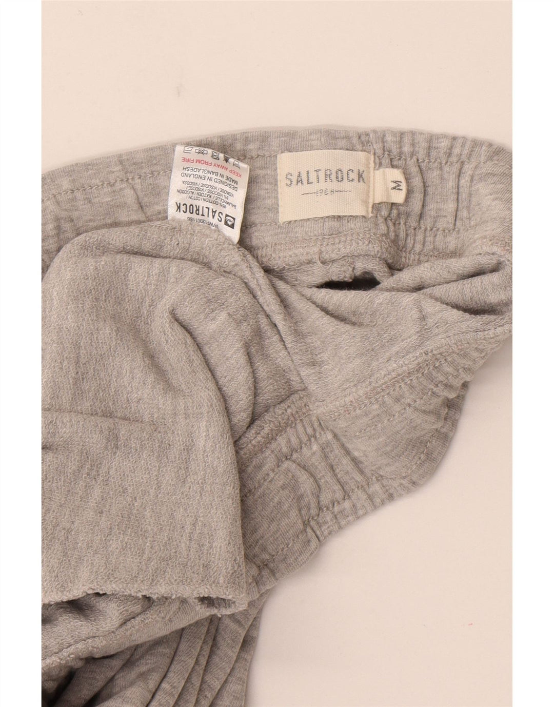 Saltrock Mens Sport Shorts Medium  Grey Cotton