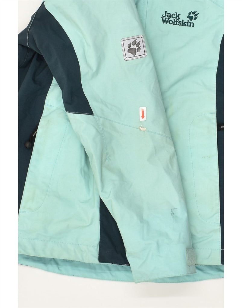 JACK WOLFSKIN Boys Hooded Windbreaker Jacket 9-10 Years Turquoise | Vintage Jack Wolfskin | Thrift | Second-Hand Jack Wolfskin | Used Clothing | Messina Hembry 