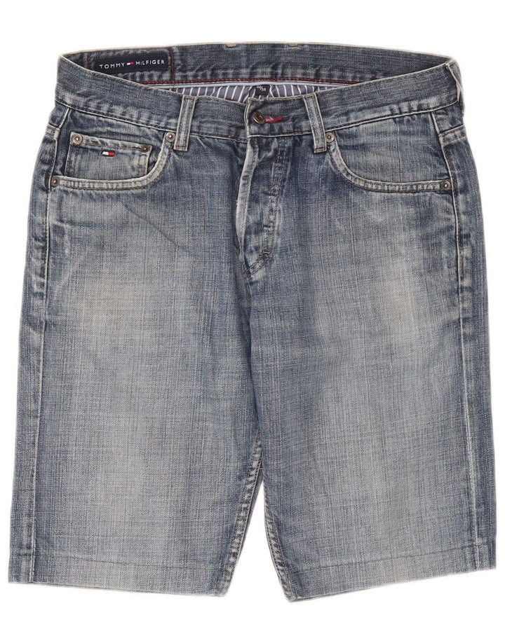 Tommy Hilfiger Mens Denim Shorts W32 Medium Blue Cotton