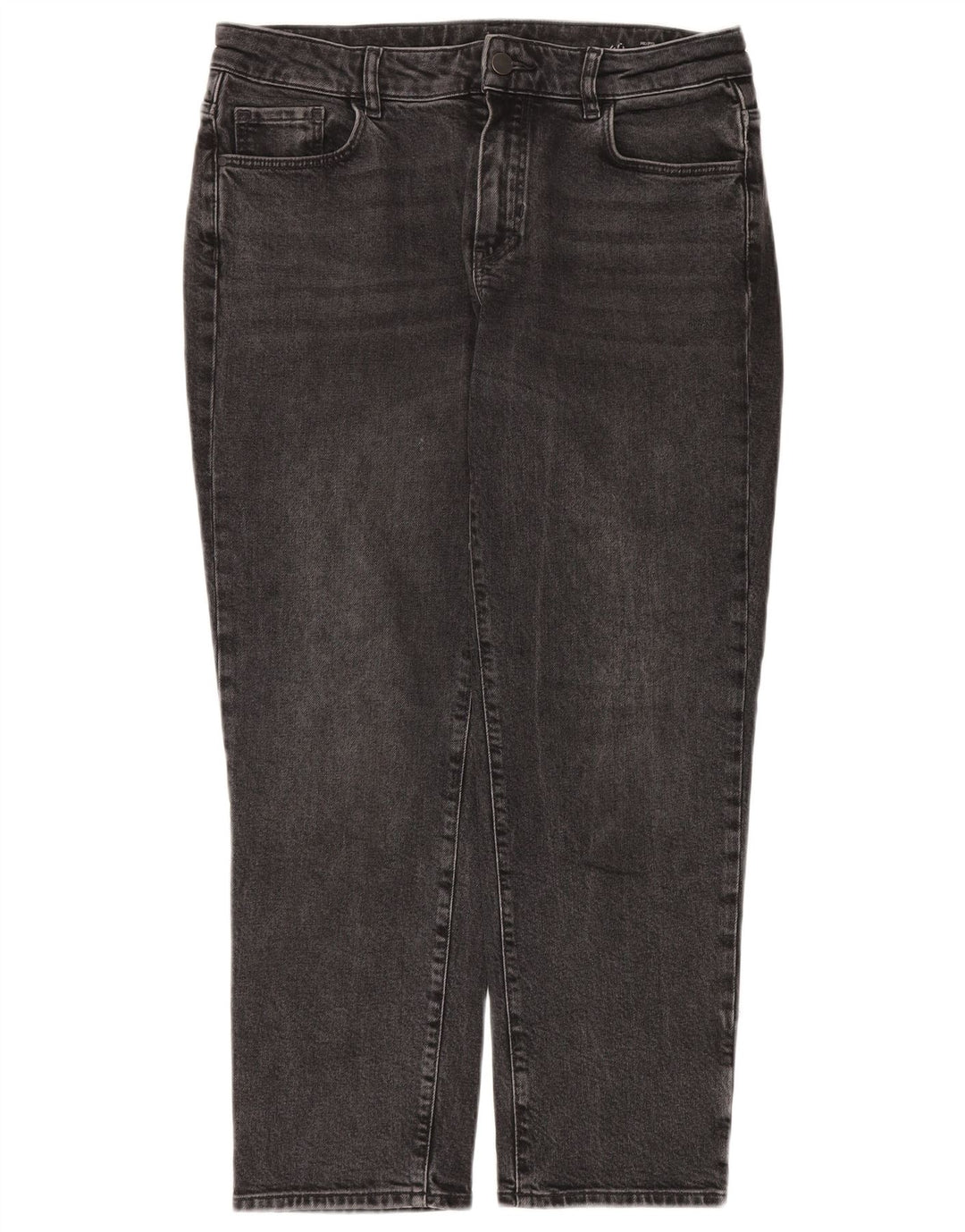 Massimo Dutti Womens Mid Rise Slim Tapered Jeans EU 40 Medium W30 L28 Grey