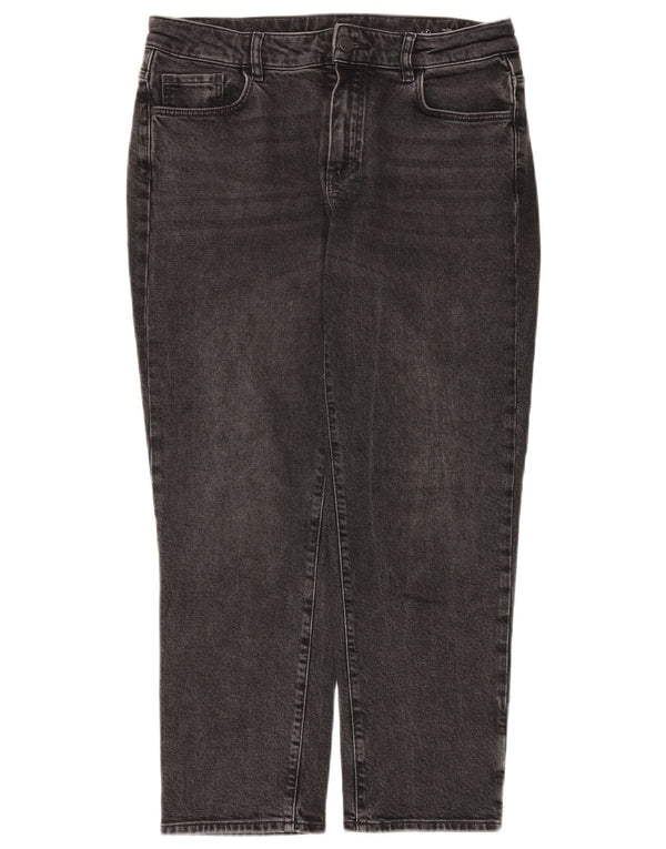 Massimo Dutti Womens Mid Rise Slim Tapered Jeans EU 40 Medium W30 L28 Grey