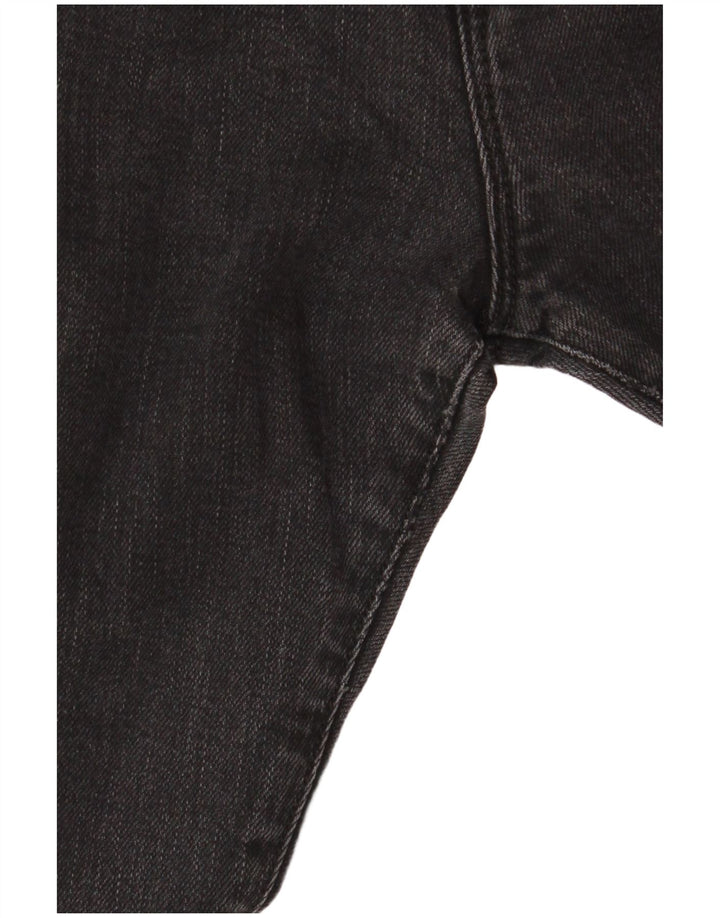 Lee Womens Straight Jeans W29 L30 Black Cotton