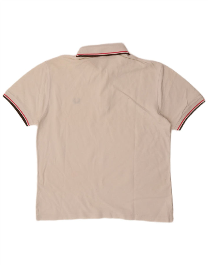 Fred Perry Mens Polo Shirt Medium White