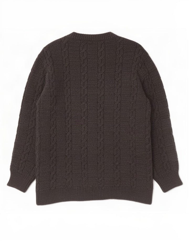 Dunnes Stores Mens Boat Neck Jumper Sweater Large Grey Wool