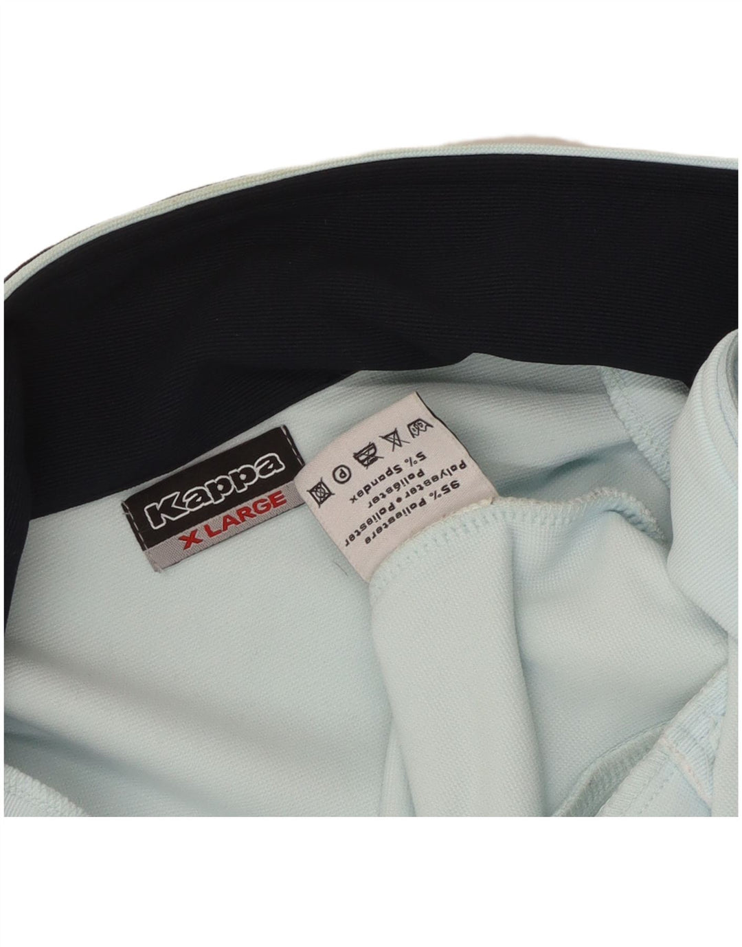 KAPPA Womens Tracksuit Top Jacket UK 18 XL Blue Colourblock Polyester