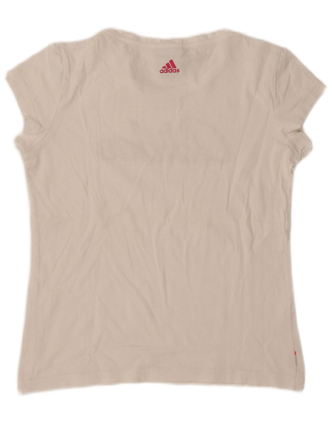 Adidas Womens Graphic T-Shirt Top UK 16 Large White