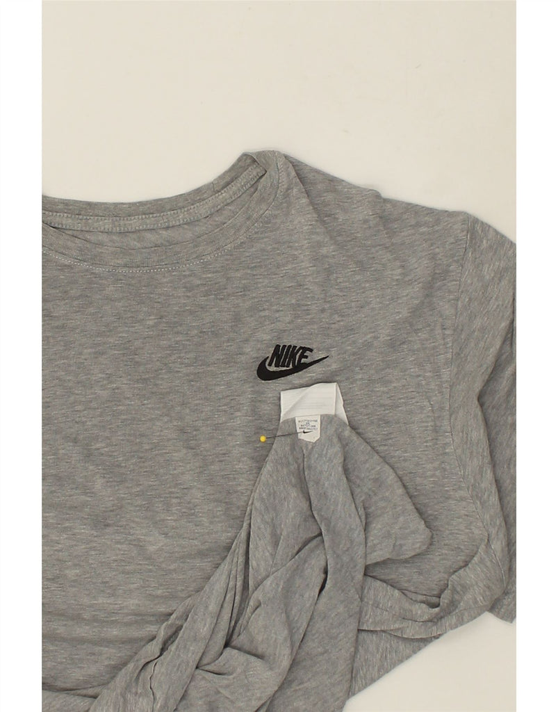 NIKE Mens T-Shirt Top 2XL Grey Flecked Cotton Vintage Nike and Second-Hand Nike from Messina Hembry 