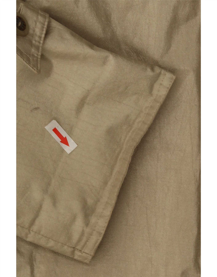 Nuage Womens Oversized Raincoat UK 12 Medium Gold Polyester