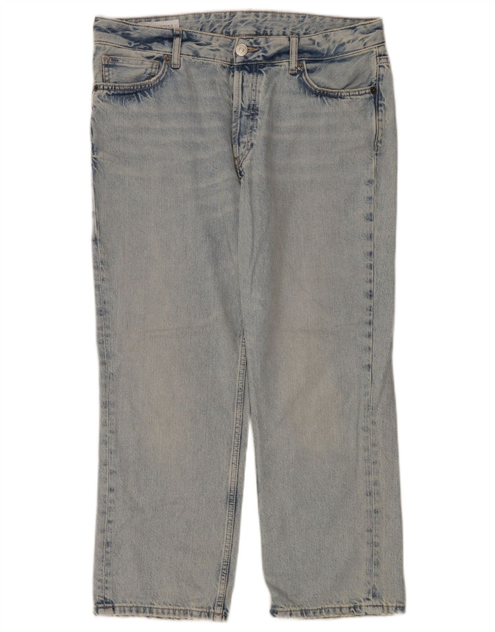 ZARA Womens Straight Jeans EU 40 Medium W30 L28 Blue Cotton