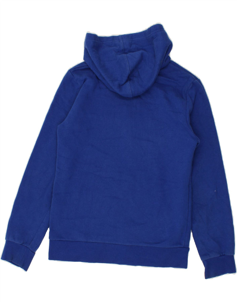 CONVERSE Boys Zip Hoodie Sweater 13-14 Years XL Blue Cotton Vintage Converse and Second-Hand Converse from Messina Hembry 
