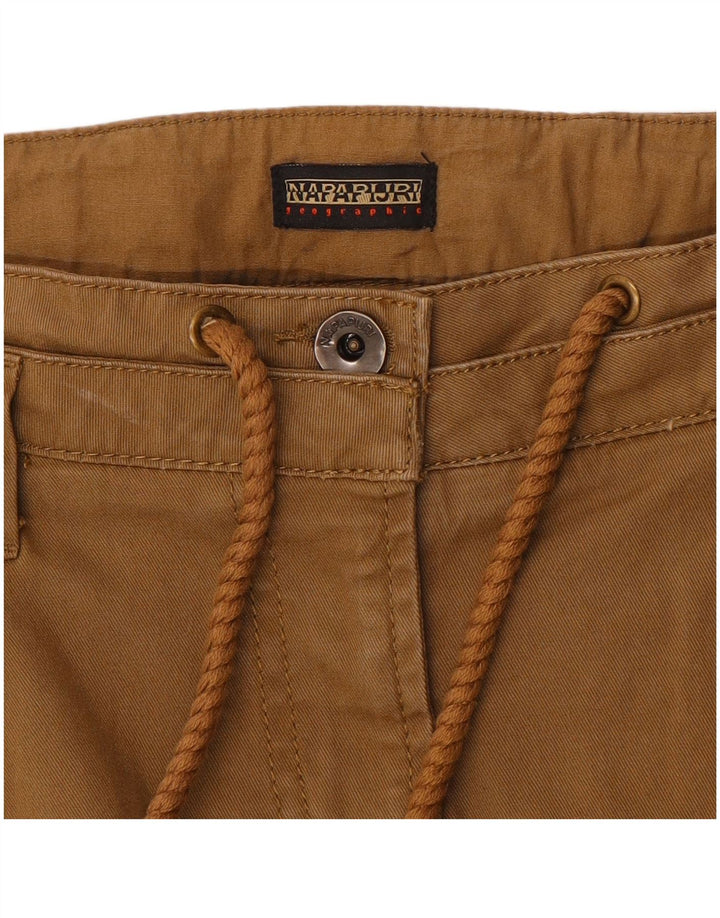 Napapijri Womens Geographic Mini Skirt W32 Large Brown
