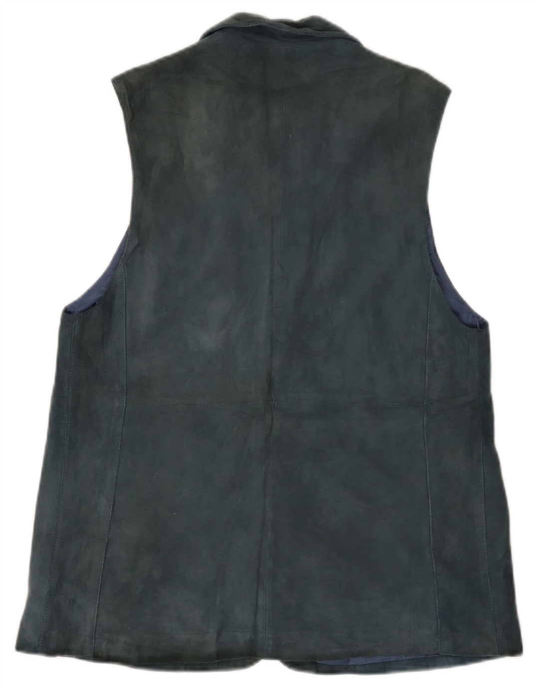 PENELOPE Womens Suede Gilet IT 44 Medium Blue
