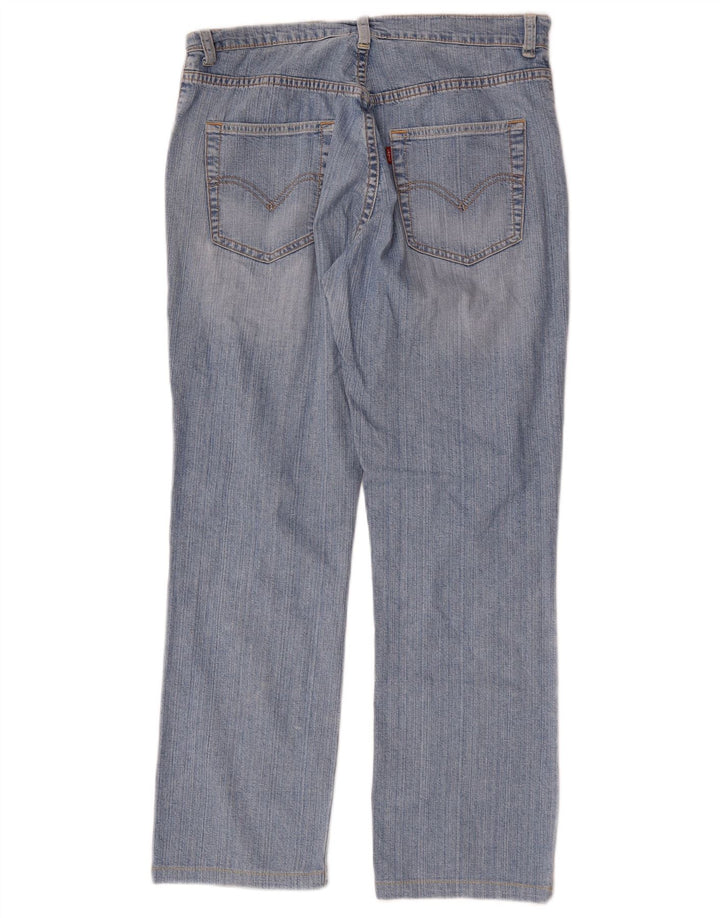 Levi's Womens Straight Jeans W31 L28 Blue Cotton