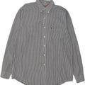 IZOD Mens Shirt XL Navy Blue Check Cotton Vintage Izod and Second-Hand Izod from Messina Hembry 