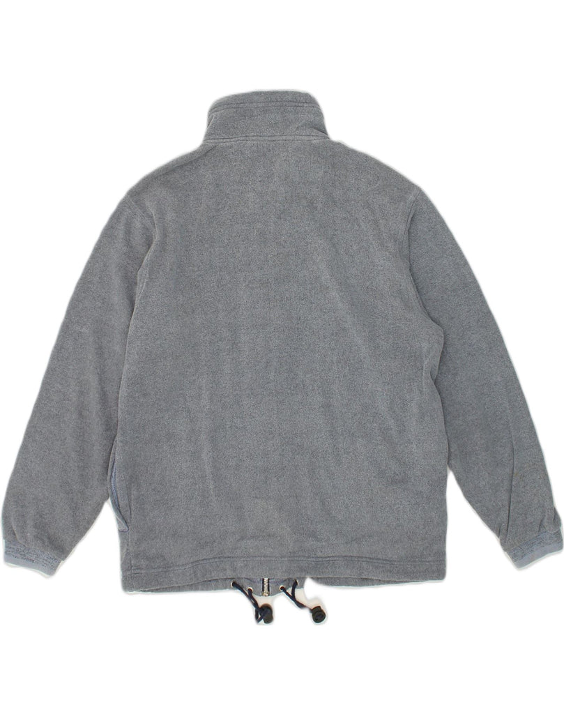 CHAMPION Womens Fleece Jacket UK 12 Medium Grey Cotton | Vintage Champion | Thrift | Second-Hand Champion | Used Clothing | Messina Hembry 