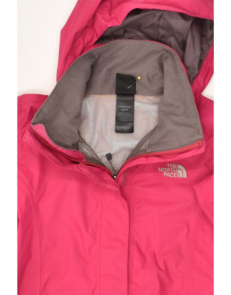 THE NORTH FACE Womens Hooded Rain Jacket UK 6 XS Pink Nylon | Vintage The North Face | Thrift | Second-Hand The North Face | Used Clothing | Messina Hembry 