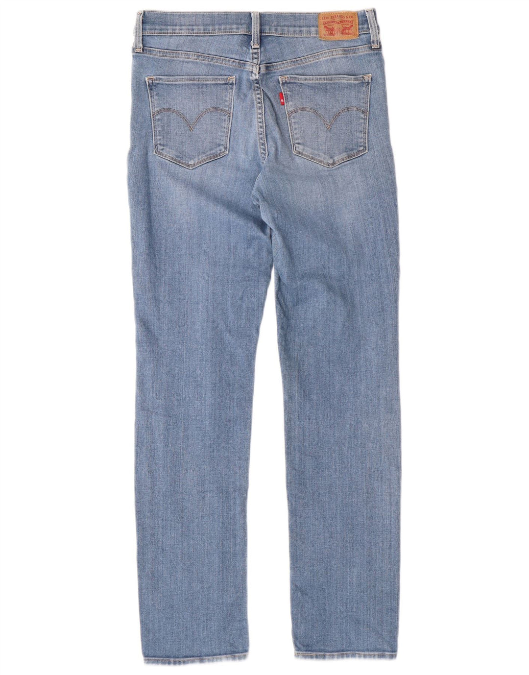 Levi's Womens Straight Jeans W29 L30 Blue Cotton