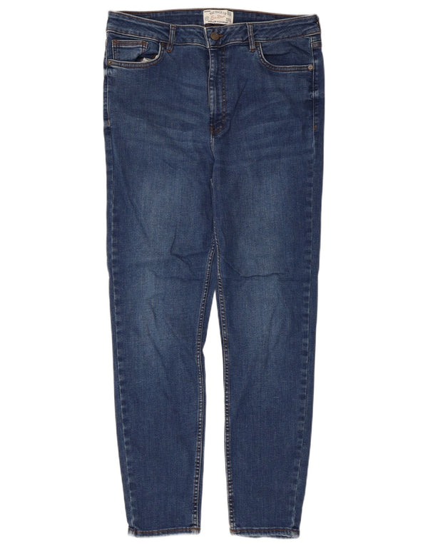 Fat Face Womens Harlow Skinny High Waist Jeans UK 16 Large W32 L27 Blue