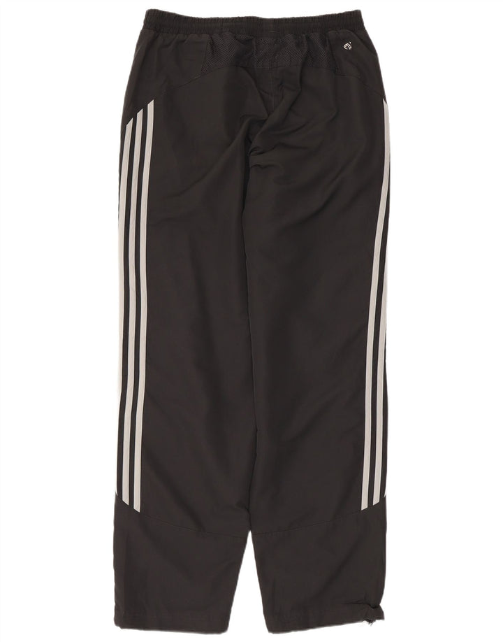 Adidas Mens Climalite Tracksuit Trousers UK 38/40 Medium  Black Polyester