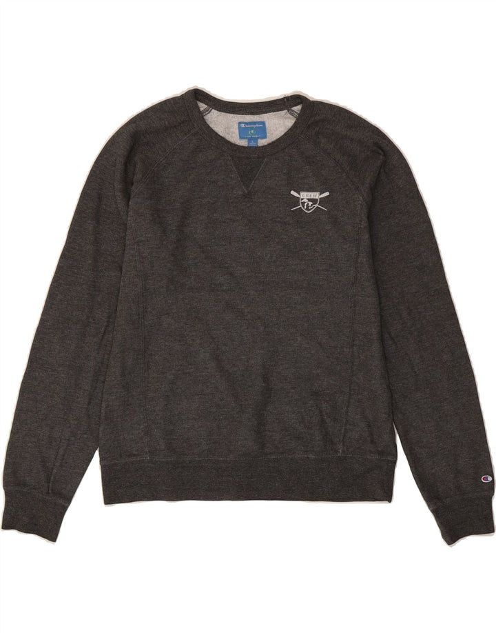 CHAMPION Womens Sweatshirt Jumper UK 16 Large Grey Vintage Champion and Second-Hand Champion from Messina Hembry 