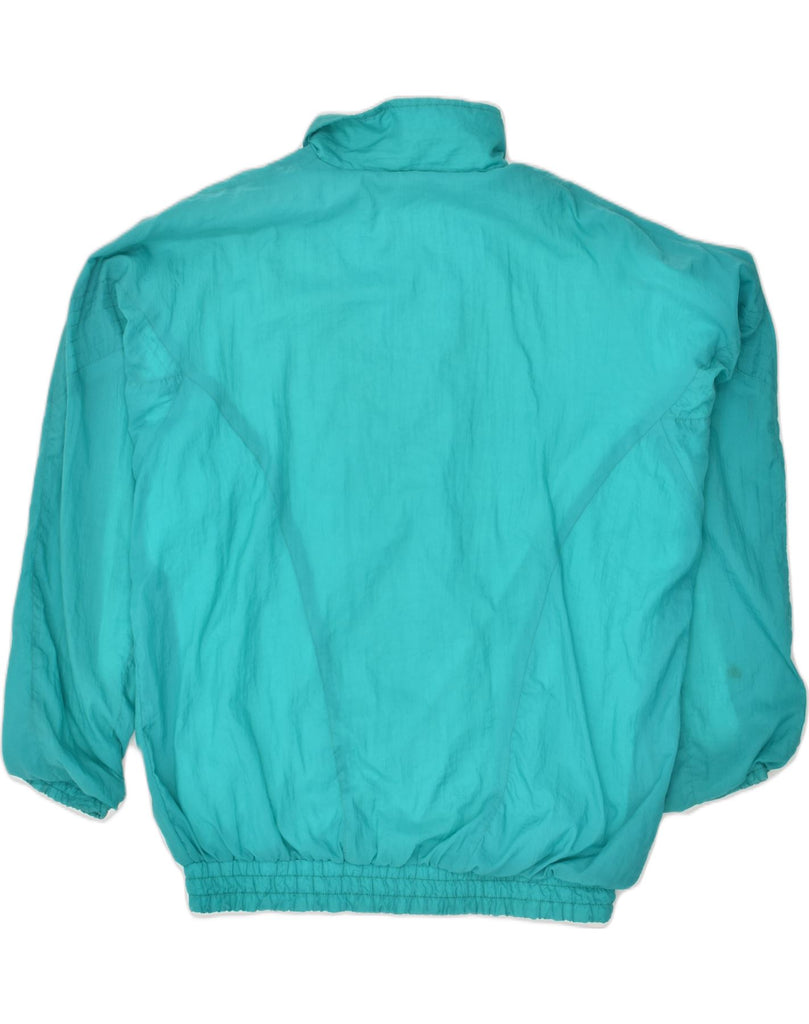 ACTIVE Mens Tracksuit Top Jacket Medium Turquoise Polyester | Vintage Active | Thrift | Second-Hand Active | Used Clothing | Messina Hembry 